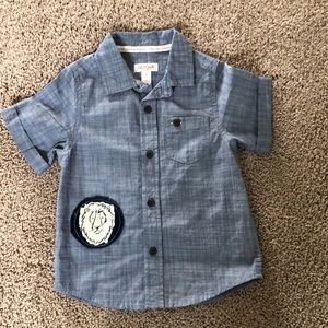 Cat & Jack Short Sleeve Button Down